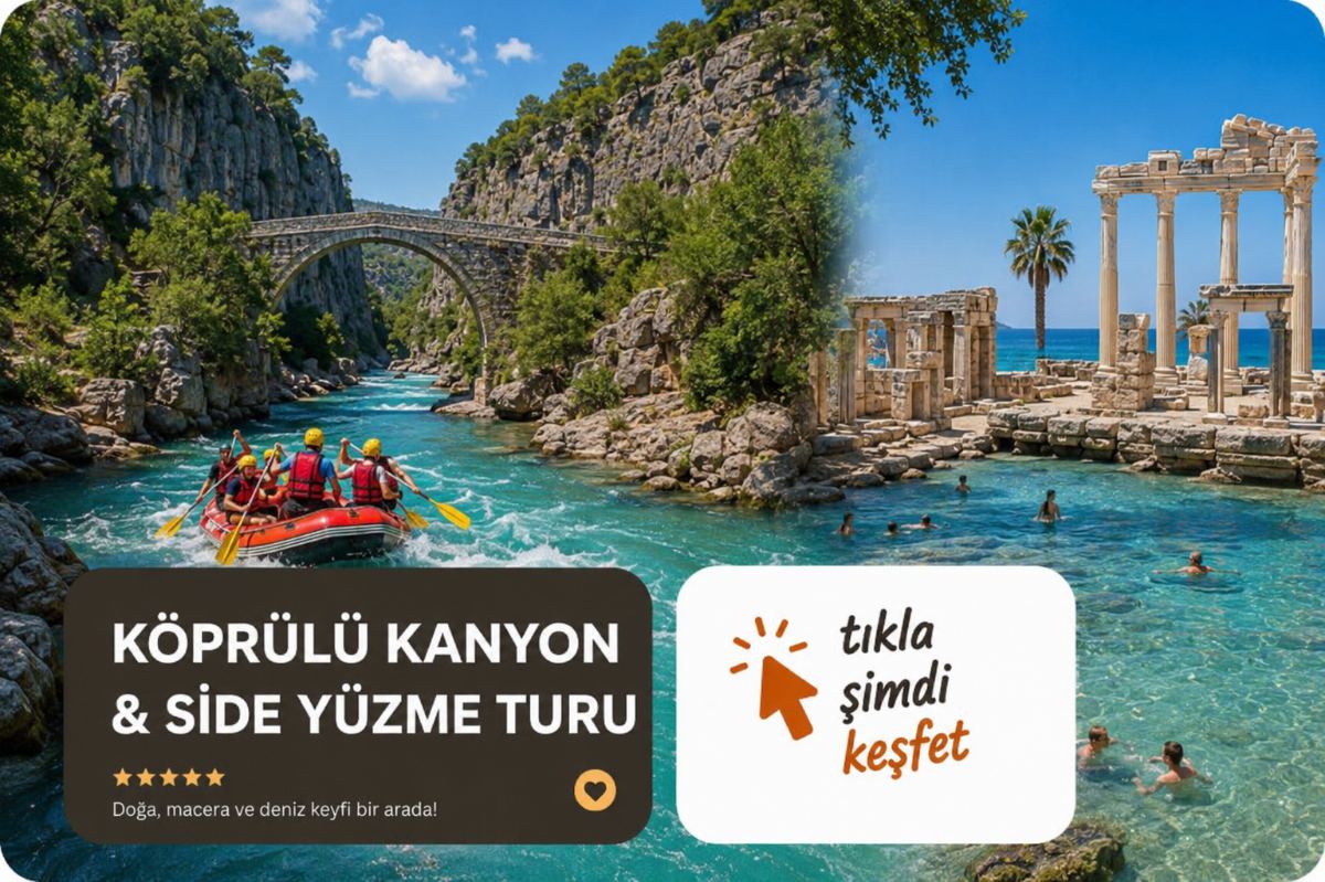 Köprülü Kanyon Rafting & Side Yüzme Turu - Kopya